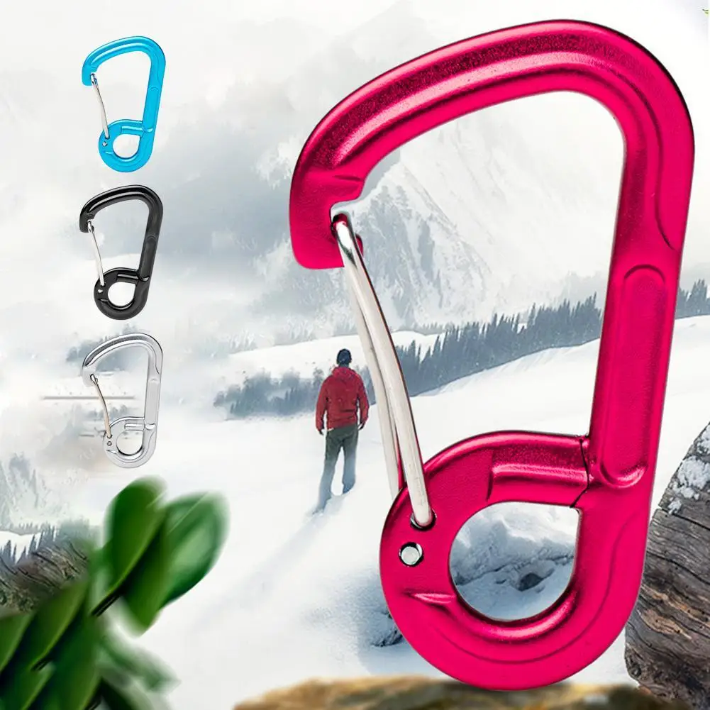 Карабин D образной формы многофункциональный дорожный рюкзак из алюминиевого