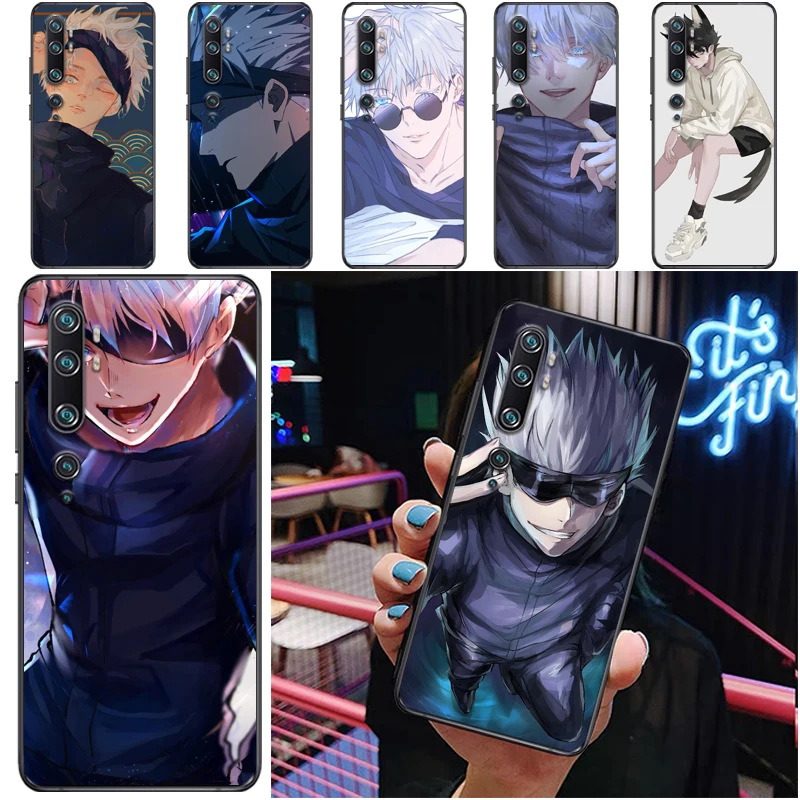 

Jujutsu Kaisen Sukuna Satoru Gojo Yuji Itadori Fushiguro Megumi Phone Case For Xiaomi CC9 Pro CC9e Carcasa Coque Back Cover