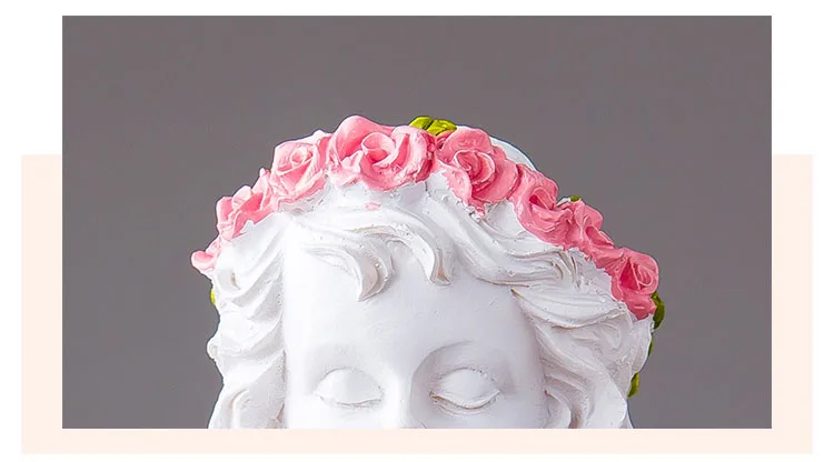 European Handmade Resin Angel Figurines Home Furnishing Decoration Crafts Wedding Gifts Lucky Ornament Desk Statues