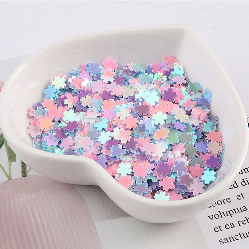 Блестки Sakura для нейл-арта 5 мм блестки маникюра сладкий цветок вишни