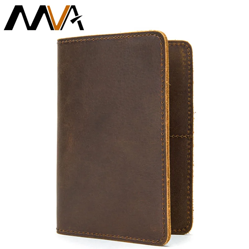 MVA кошелек для документов Обложка паспорта мужской натуральная кожа лицензия