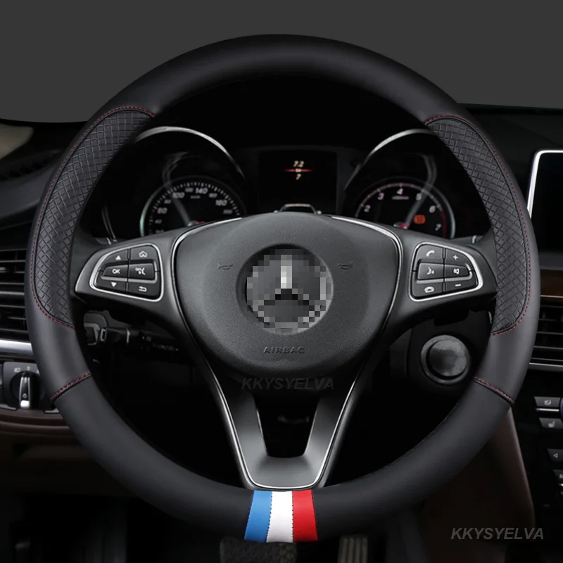 

Кожа из микрофибры для Mercedes Ben AMG, 38 см, модели A C CLA E GLA GLC GLE S B CLS, аксессуары класса
