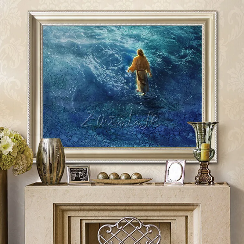 Картина маслом на холсте с изображением Иисуса Христа 95|art pictures|picture for living roomcanvas