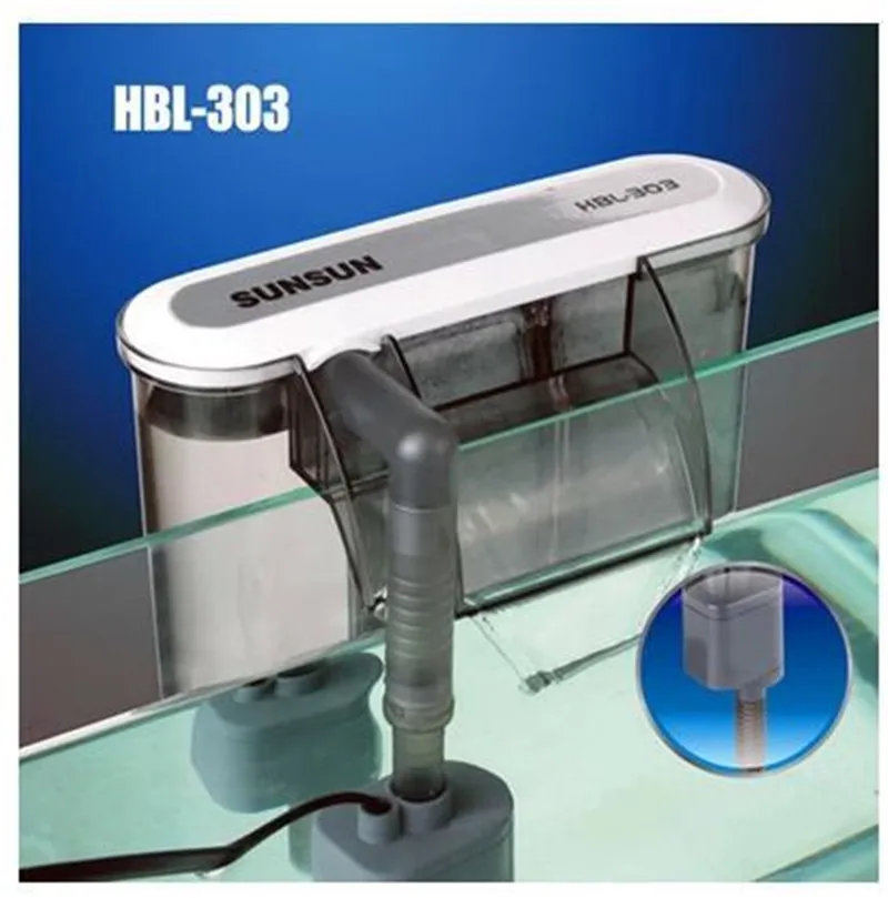 

2W 3W 5W Aquarium Waterfall Filter Fish Tank Water Circulation Hang On Biochemical Filter Media Pads Replacement