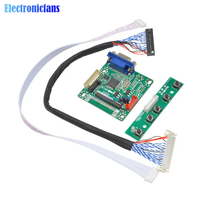 6820-B Универсальный LVDS lcd Montor экран драйвер платы контроллера 5 в 1"-42" Laptor компьютерный модуль части MT6820B DIY Kit