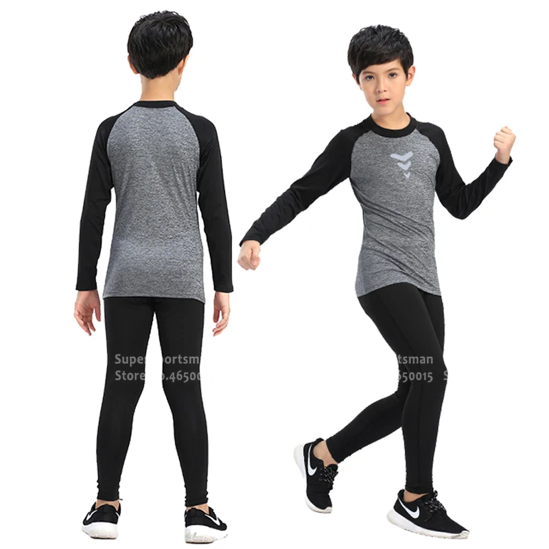 Мужские компрессионные комплект детской одежды леггинсы для девочек колготки