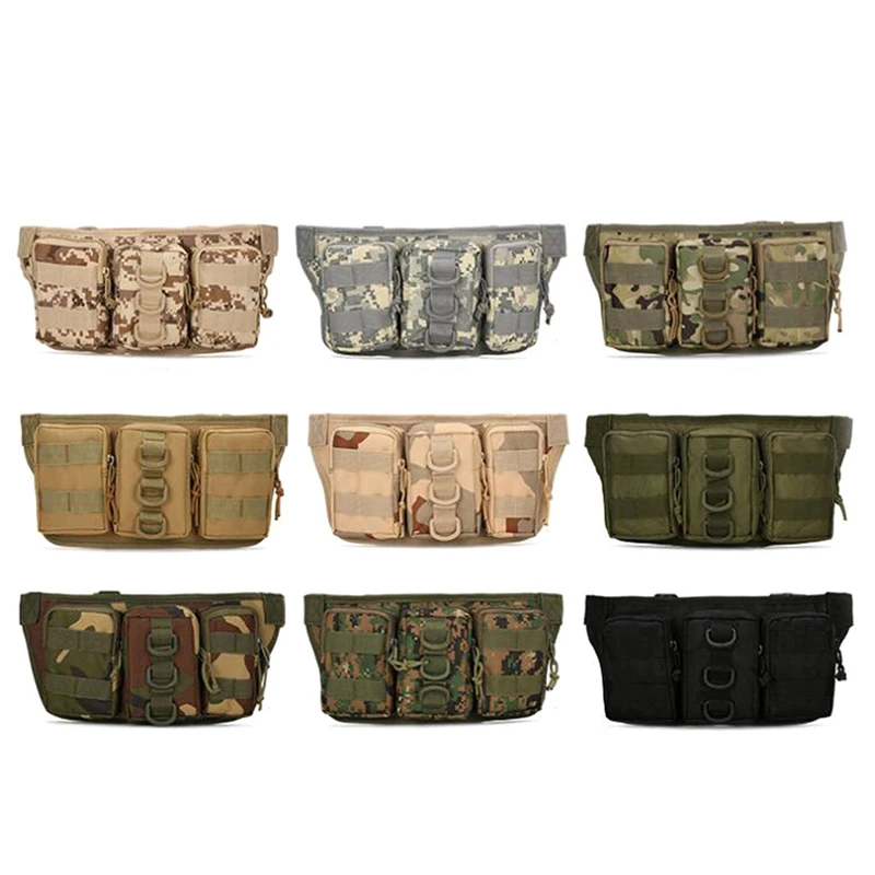 

Waterproof Molle Military Men Tactical Waist Bag Outdoor Sports Hiking Hunting Riding Army Pouch Bags Climbing Belt Bag