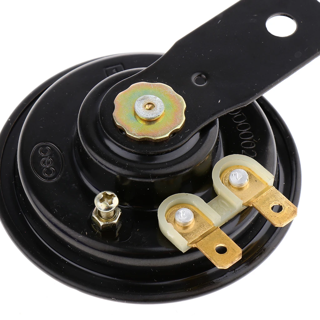 Громкий мотоциклетный круглый звуковой динамик супер яркий звук 48 в 0 2 а