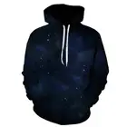 Толстовки с 3D-принтом звездного неба, толстовка с изображением космической Галактики, осенняя и зимняя одежда унисекс, пуловер, толстовка больших размеров