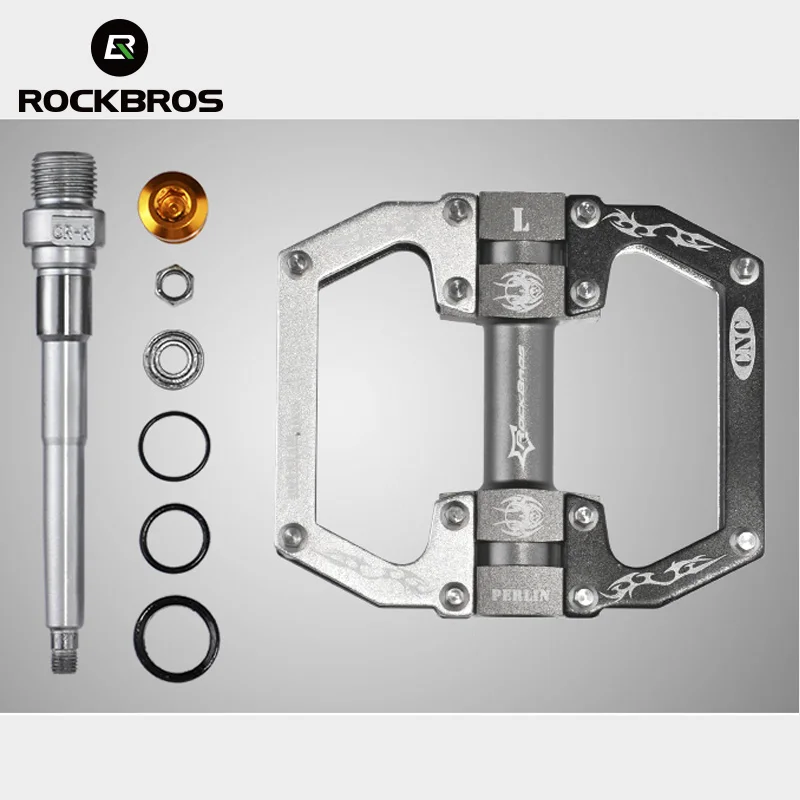 ROCKBROS, сверхлегкие, профессиональные, высокое качество, MTB, горный, BMX, велосипедные педали, Велоспорт, герметичный подшипник, педали, педали, 5 цветов