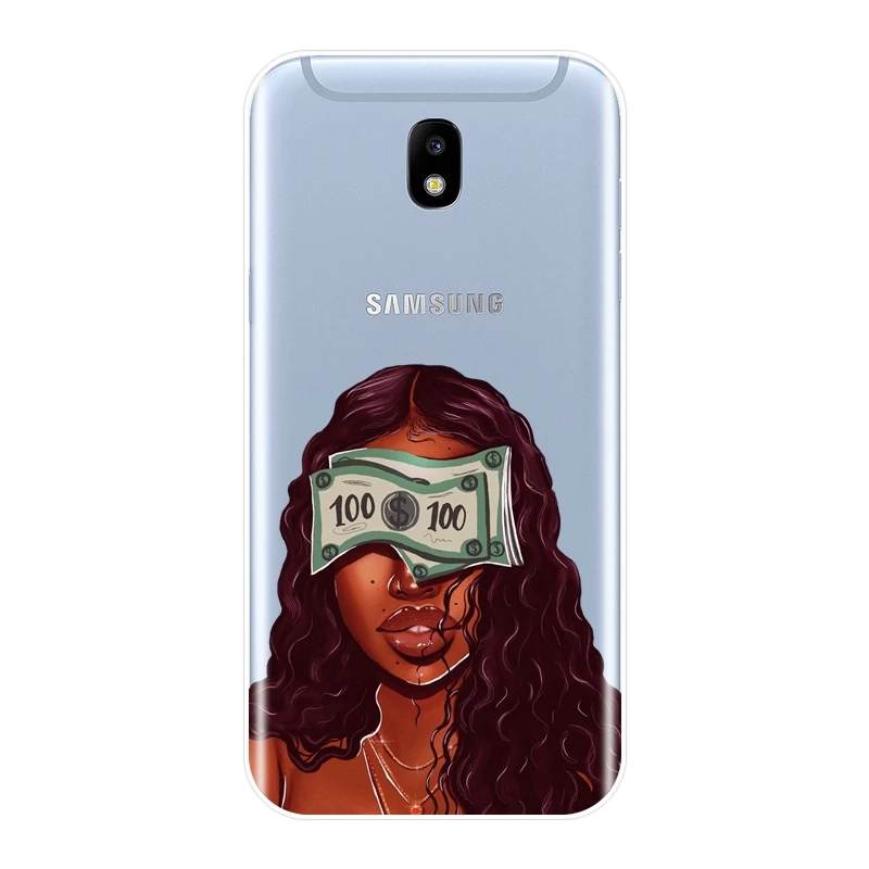 Силиконовый чехол для телефона Samsung Galaxy J2 J5 J7 Prime J3 2015 2016 2017 мягкий черный девочки J4