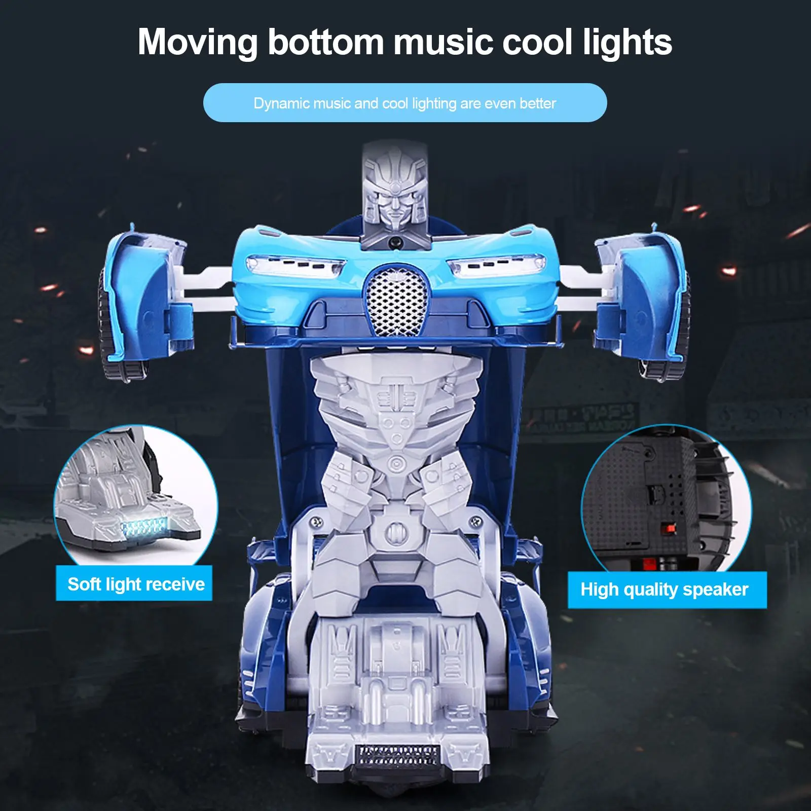 Детский робот трансформер модель спортивного автомобиля детская электрического