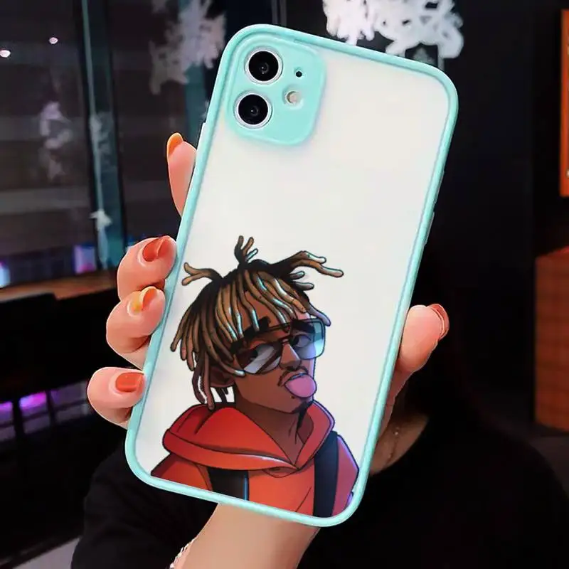 

American rapper Juice World Phone Cases matte transparent For iphone 7 8 11 12 plus mini x xs xr pro max cover