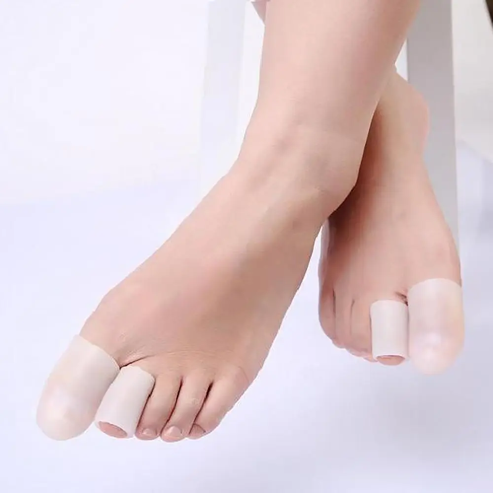 2 шт силиконовый палец протектор рукав трубки мозолей корректор вросший гвоздь