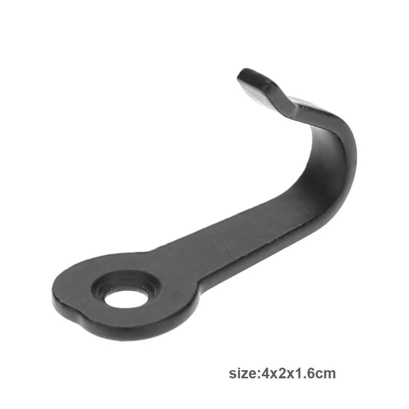 

Wall Mounted Hooks Metal Clothes Storage 40*16MM 10pcs/bag Key Hooks Hanging Cloth Hanger Sort Out Hooks Hangers