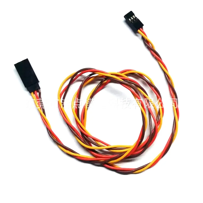 

10pcs 10/15/30/50/100cm Servo Extension Cable 30 / 60coreFor Futaba JR Anti-interference Servo For RC Helicopter Part