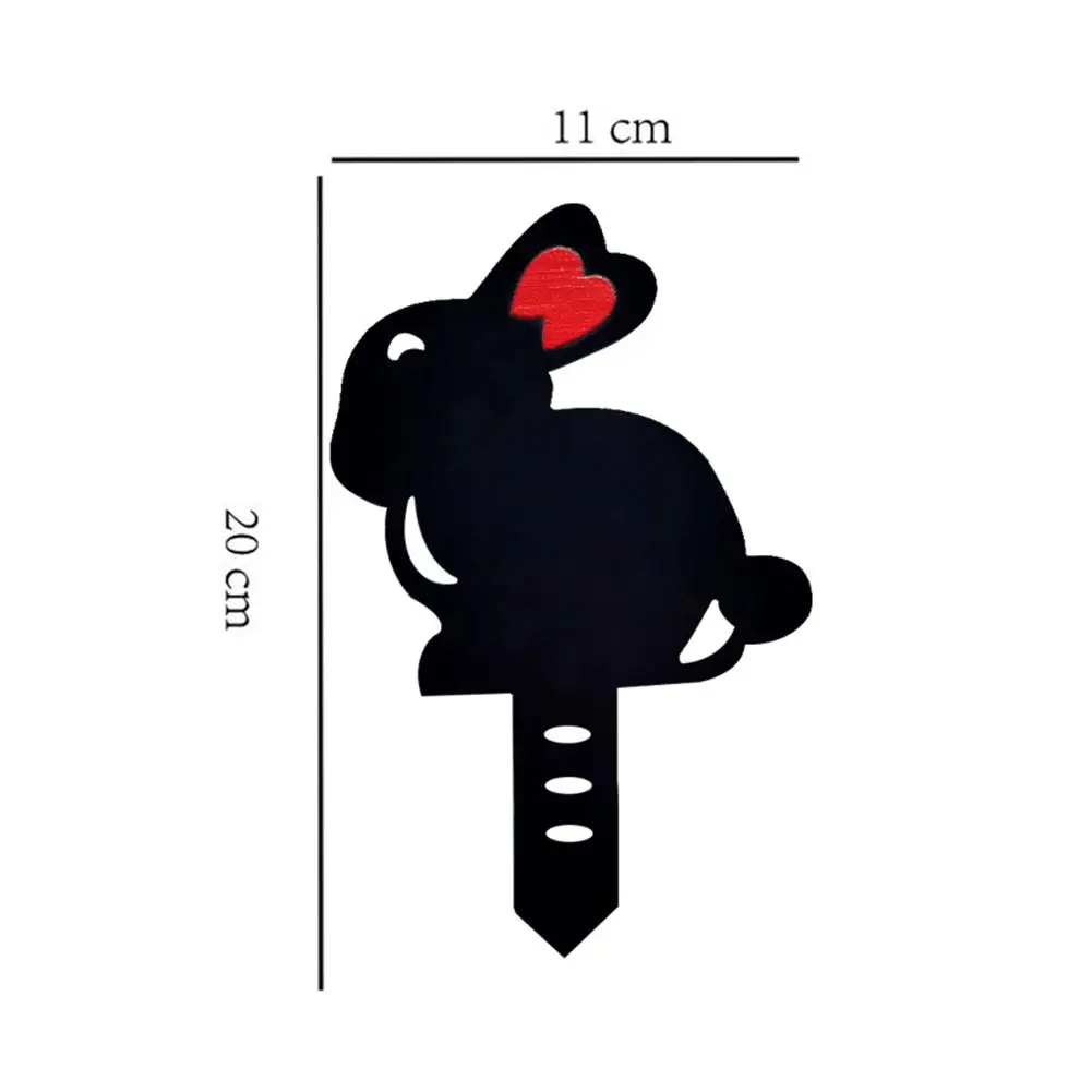 

6pcs Rabbit Yard Art Decoration For Garden Easter Decoration Backyard Stakes Garden Ornaments Reusable Waterproof Bunny Yard Art