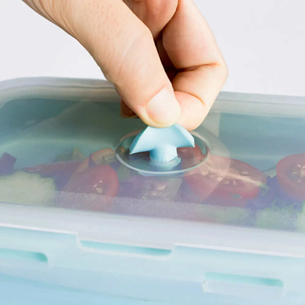 Силиконовый складной контейнер для еды 4 шт. портативный микроволновки хранения