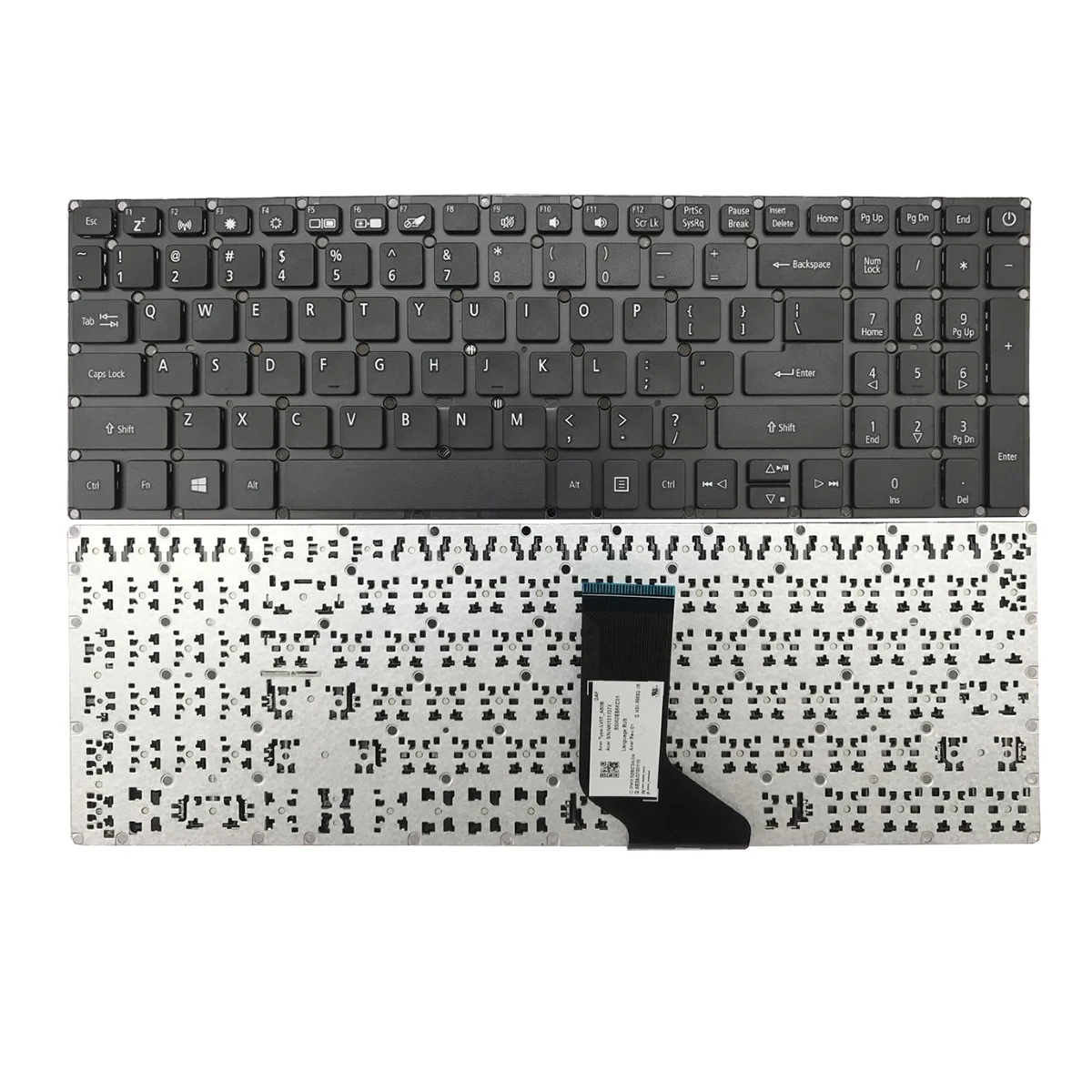 

Keyboard For Acer Aspire A315-53 A315-53-578V A315-53-59PF A315-53G English