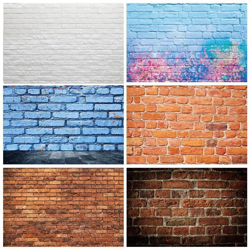 

Brick Wall Backdrop Photocall Decor Baby Shower Pet Photos For Photography Photographic Vinyl Background Studio Shoot Prop