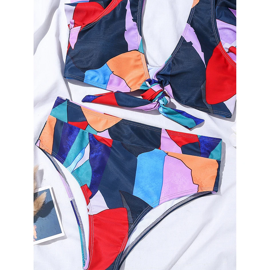 

High Waist Bikinis 2021 Sexy Ruffled Swimwear Women Swimsuit Female Bikini Set Beachwear for Bathing Suit Biquini Swimsuits New