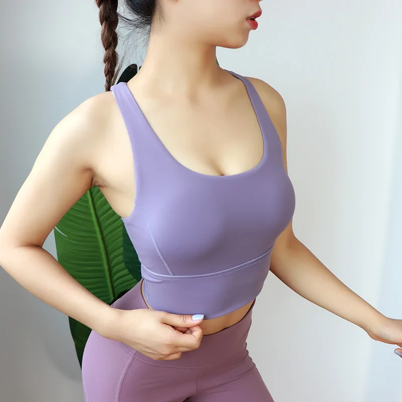 Женский спортивный топ с эффектом пуш-ап и Y-образной спинкой | Спорт развлечения