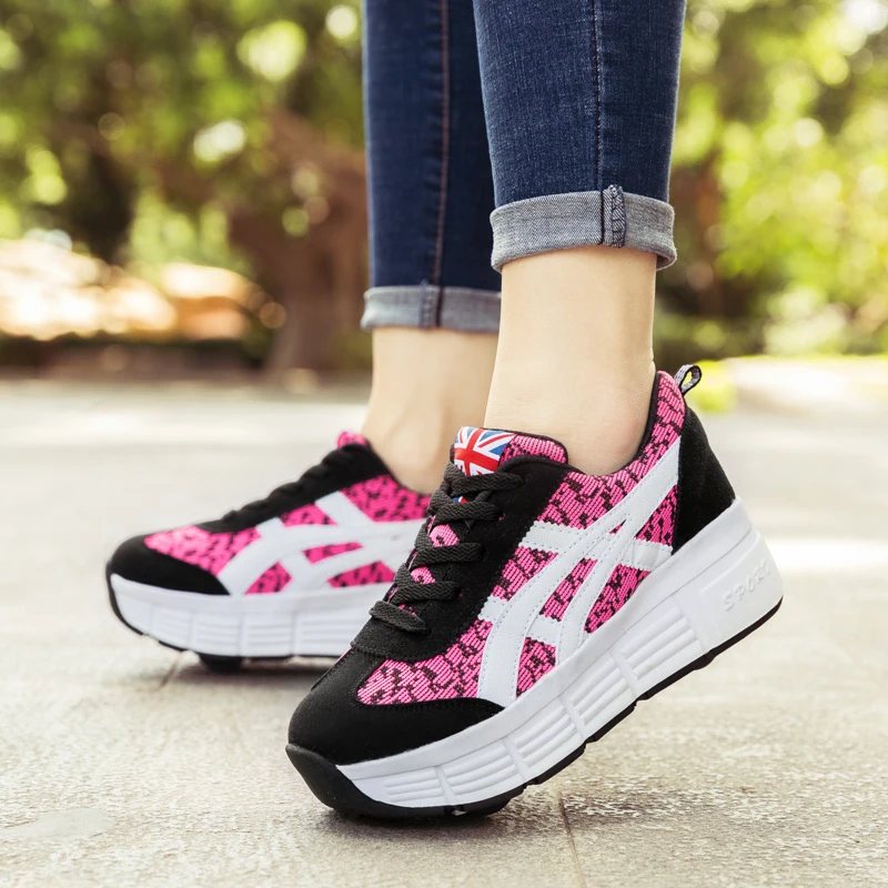 

BENZELOR 2020 shoes for Boys girl sneakers with wheels roller children shoes student kids fashion sneakers