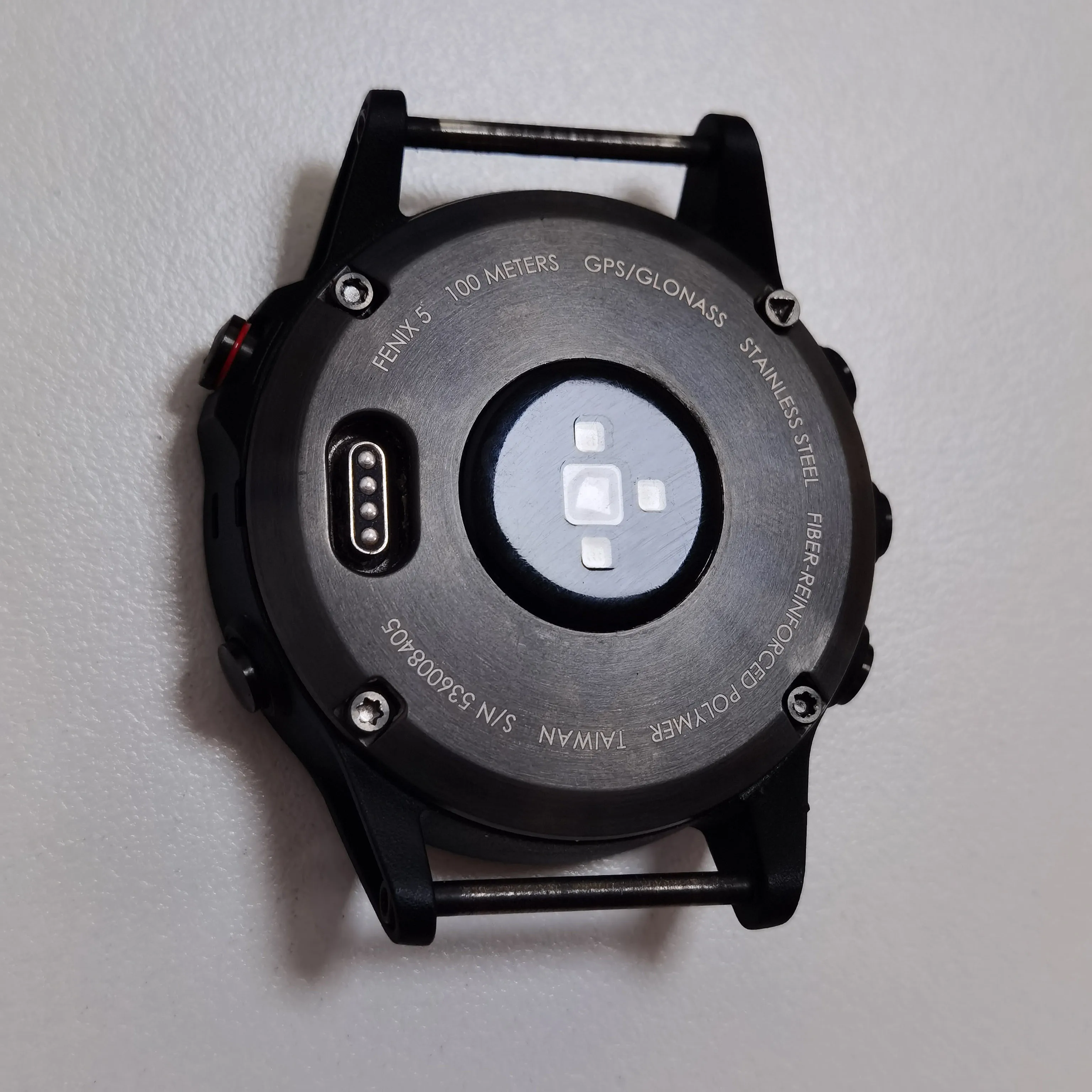 Comprare Custodia Posteriore Con Pulsante Per GARMIN Fenix 5 Cover Posteriore Con Batteria Per Garmin Fenix 5 Sport Watch Shell Sostituzione