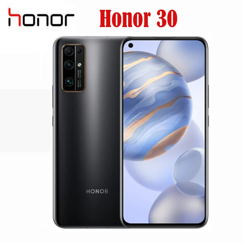Новый оригинальный официальный Смартфон Honor 30 5G 6 53 дюйма Восьмиядерный процессор