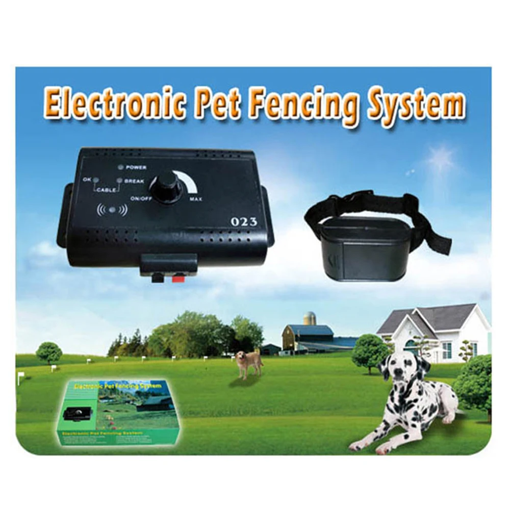Безопасная электрическая ограда для собак с водонепроницаемым электронным