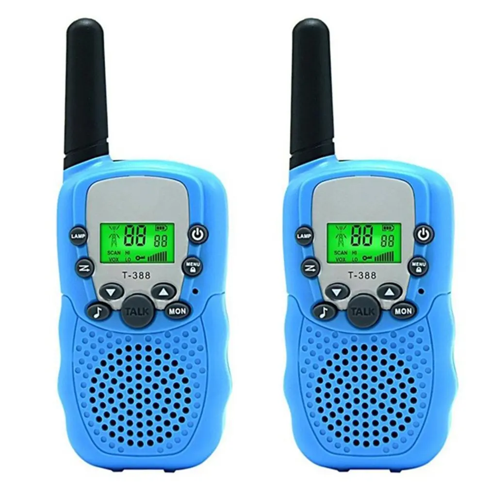 

Mini Kids Walkie Talkies Toy Child Electronic Radio Voice Interphone Toy Outdoor LCD Display Walkie Talkies Toy