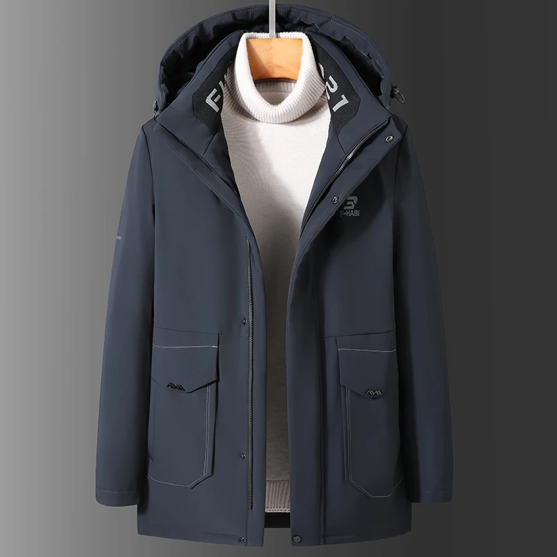 

Men Down Jacket Outdoor Camping duck Down Jacket Coat Winter Warm Waterproof Jackets