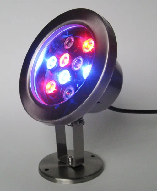 

CE IP68 9W RGB underwater LED light,LED pool light,led underwater light,led spotlight,DS-10-6-9W,12V DC,stainless steel