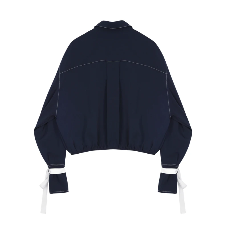 Женская шифоновая блузка на пуговицах Повседневная винтажная свободная офисная