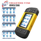 Автомобильный сканер VDIAGETOOL VT360, Ky программатор, инструмент для диагностики полной системы автомобиля OBD2, онлайн обновление, DHL, бесплатная доставка