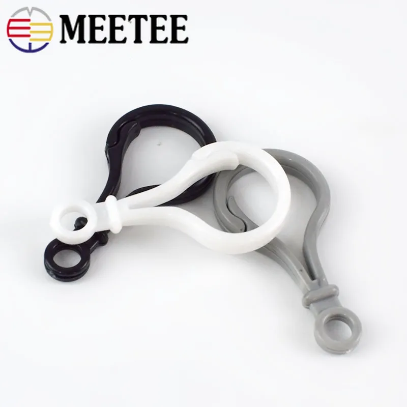 Пластиковые застежки Meetee 50 шт. застежки-карабины сделай сам для игрушек зажимы