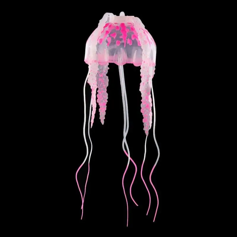 1pcs Beautiful Artificial Jellyfish Glowing Effect Fish Decoration Set Tank For Aquariums U9B6 | Дом и сад