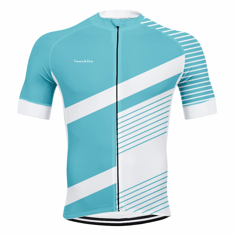 RUNCHITA Лето короткий рукав Pro Team Велоспорт Джерси Bycicle одежда Ropa Ciclismo мужская