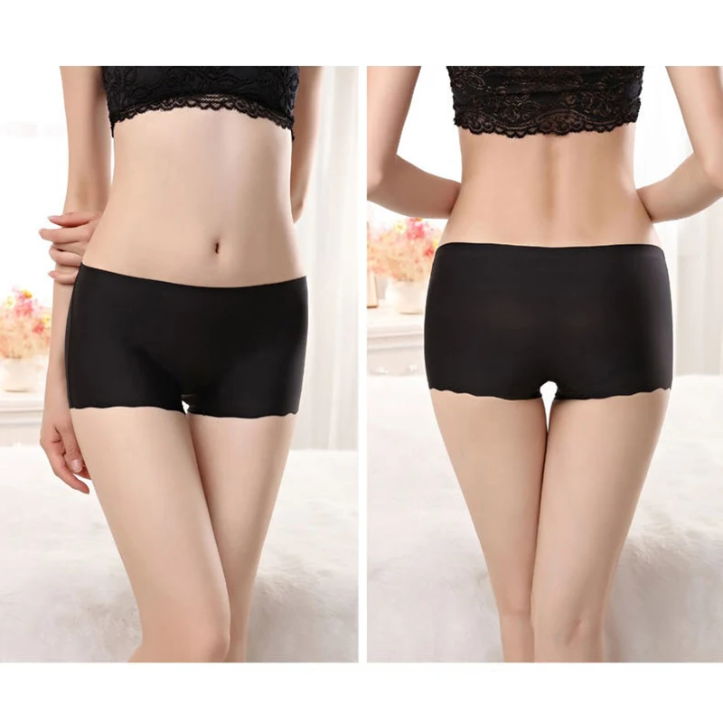 

Seamless Short Pants Women Safety Panties Female Boyshorts Female Summer Under Skirt Shorts Lady Boxer Panties Healthy Lingerie