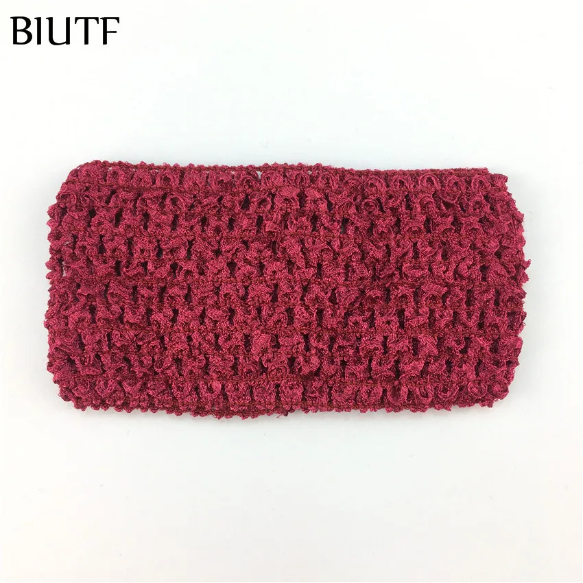 10 шт./лот 7 см широкий вязаный крючком эластичный ободок вафельный аксессуары для