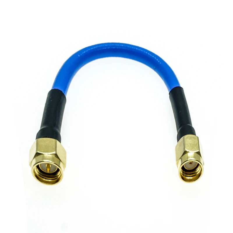 Коннектор RPSMA штырь-штырь SMA RG402 RG-402 полугибкий коаксиальный кабель 0 141 дюйма 50 Ом