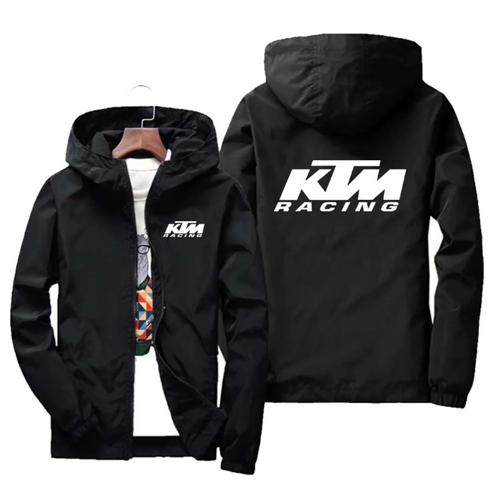 

Men's jacket windbreaker large zipper windbreaker S-7XL casual sports hoodie 2021 track and field couple hooded sweatshirt