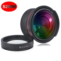 52mm 0 35x fisheye wide angle lens for canon eos m3 m5 m6 m10 m50 m100 m200 for nikon d7100 d5500 d5300 d5200 d5100 d3500 d3400