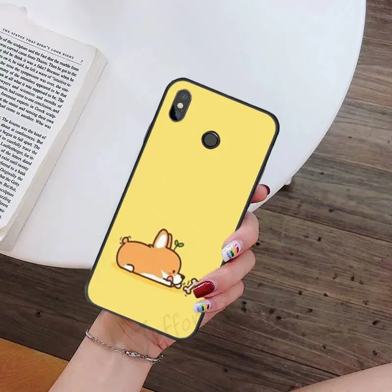 

Cartoon welsh corgi pembroke Phone Cases For Xiaomi Redmi 7 9t 9se k20 mi8 max3 lite 9 note 8 9s 10 pro Soft Silicone Shell