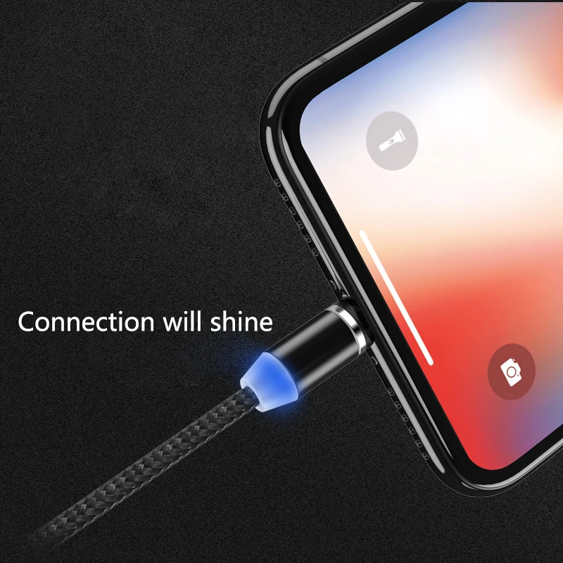 Применимый Apple Android type-c мобильный телефон круглый три в одном Магнитный кабель