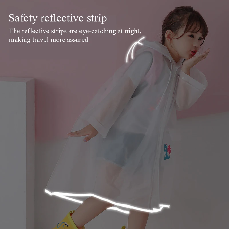 Детский непромокаемый плащ милый дождевик для улицы мальчиков и девочек детский