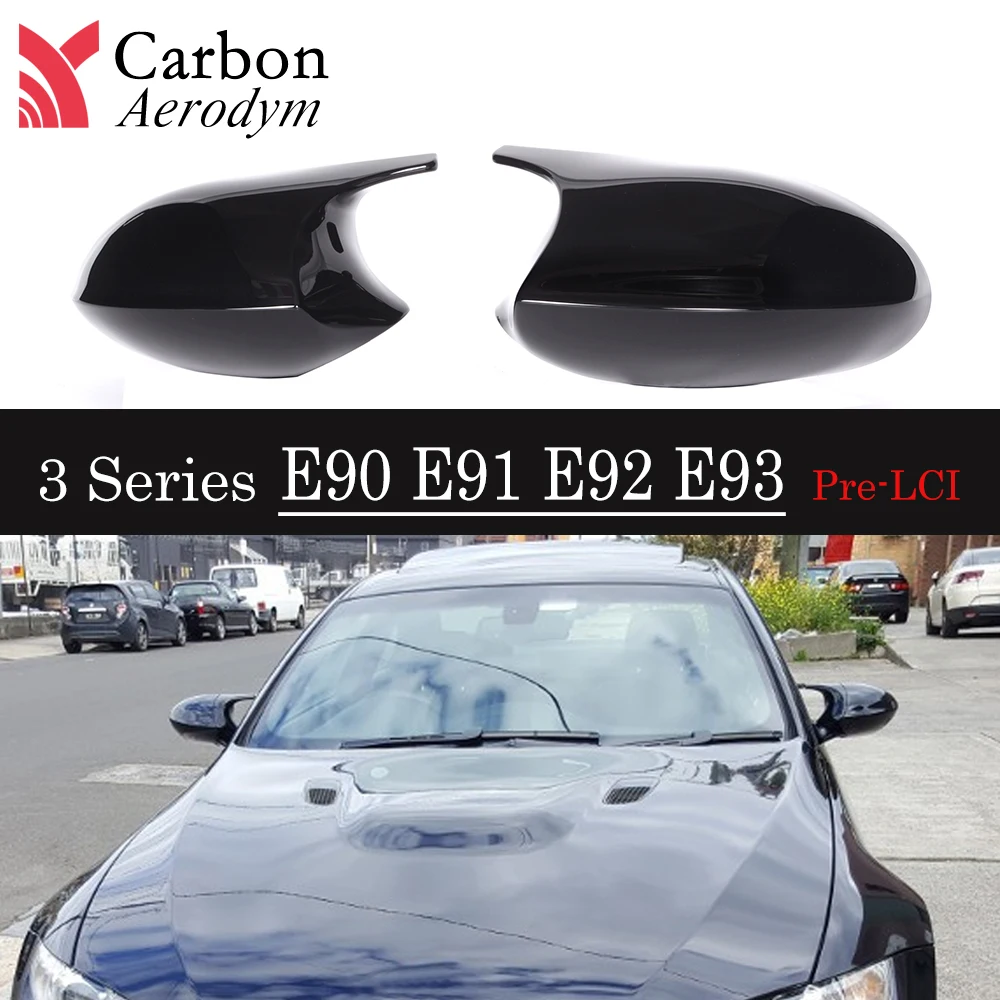 Высокое качество ABS зеркальная Крышка для BMW E90 E91 2005 2007 M look сменная 3 серии E92 E93 328i