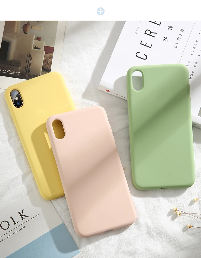 Официальный жидкий силиконовый чехол для iPhone X XS MAX XR 7 8 6 6S Plus мягкий гелевый резиновый противоударный чехол Полный защитный чехол