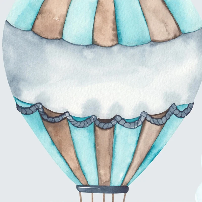 Настенные 3D обои на заказ Мультяшные воздушные шары ручная роспись автомобиль