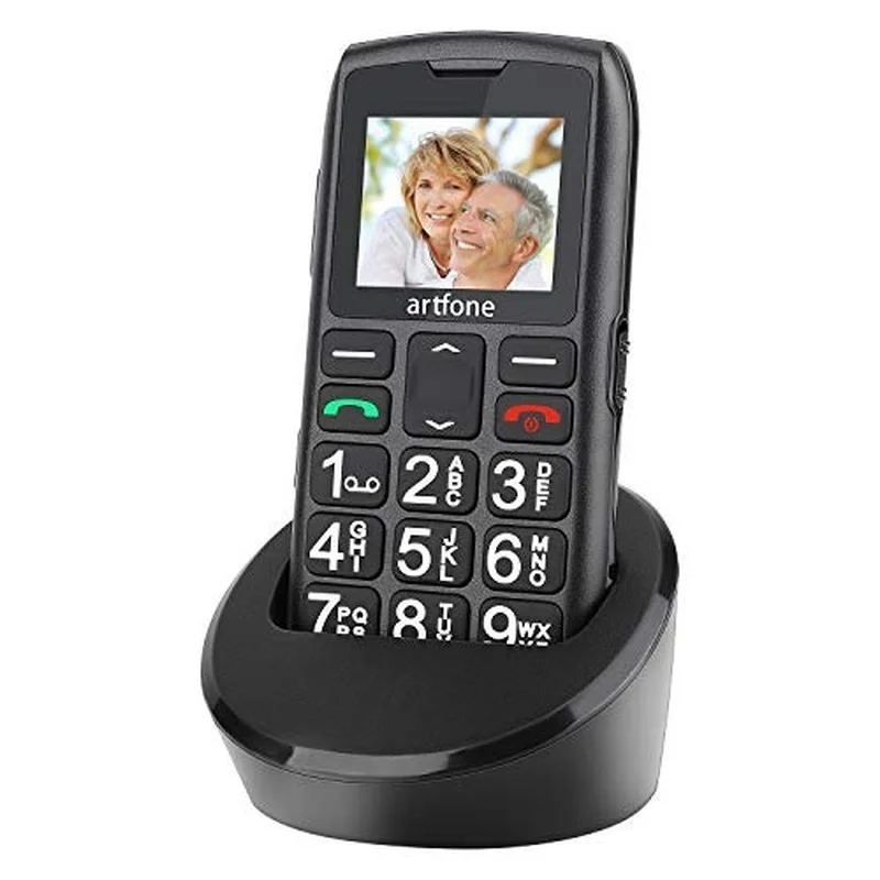 

Artfone C1 Big Button Mobile Phone for Elderly, Unlocked Senior Mobile Phone With SOS Emergency Button,1400mAh Battery